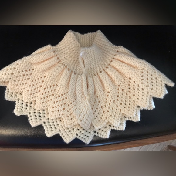 Vintage Hand Crochet Victorian Style Collar O/S - Picture 3 of 10
